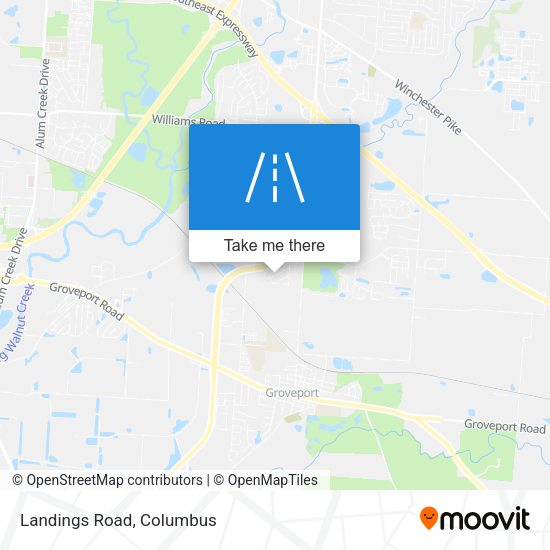 Mapa de Landings Road