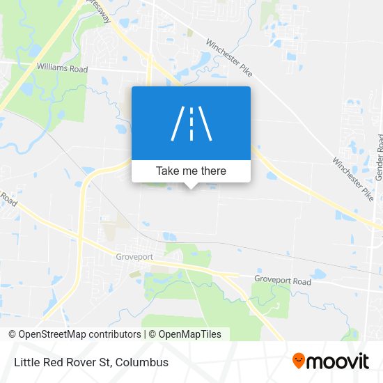 Little Red Rover St map