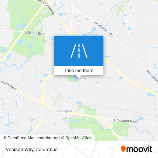 Mapa de Venison Way