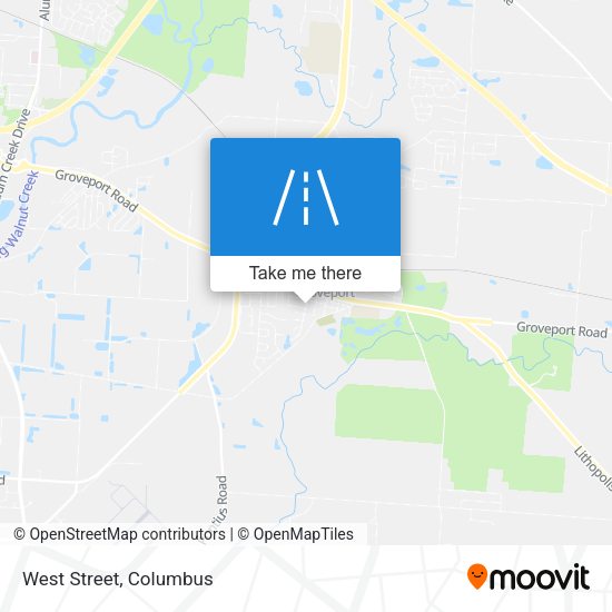 Mapa de West Street