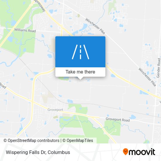 Mapa de Wispering Falls Dr