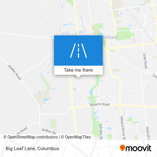 Mapa de Big Leaf Lane