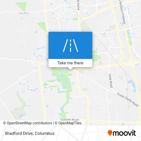 Mapa de Bradford Drive