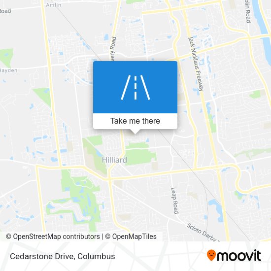 Mapa de Cedarstone Drive