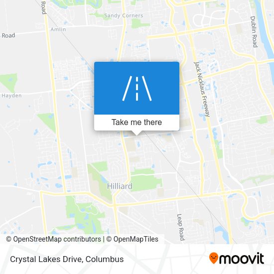 Crystal Lakes Drive map