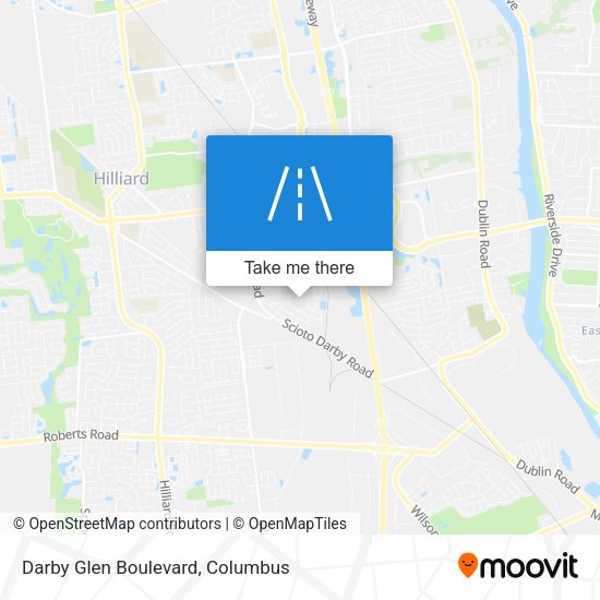 Mapa de Darby Glen Boulevard
