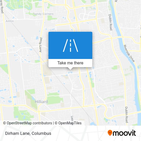 Mapa de Dirham Lane