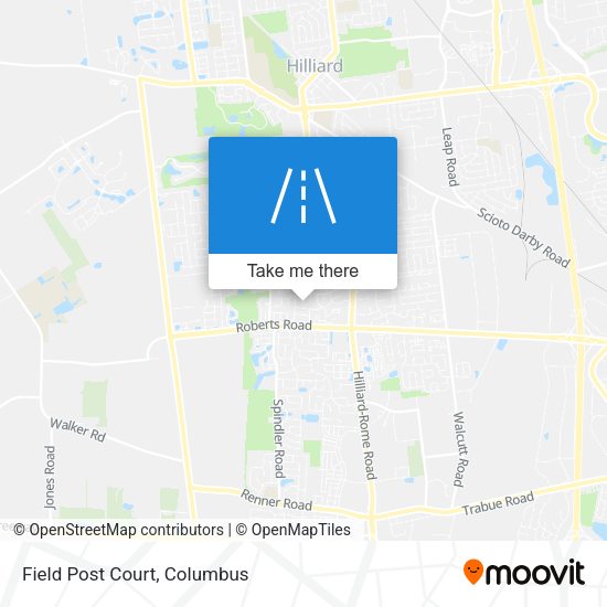 Field Post Court map