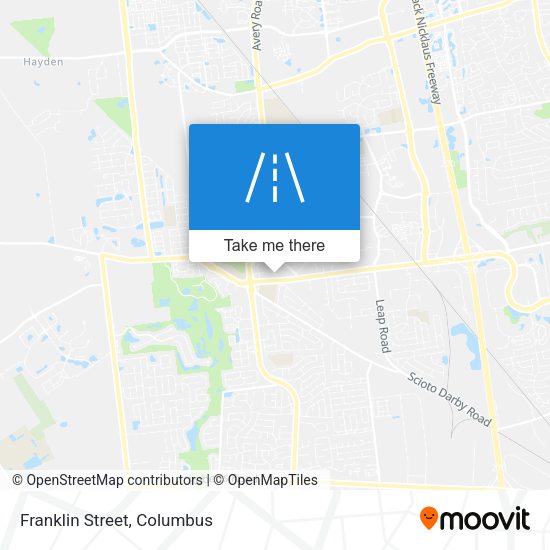 Mapa de Franklin Street