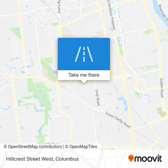Hillcrest Street West map