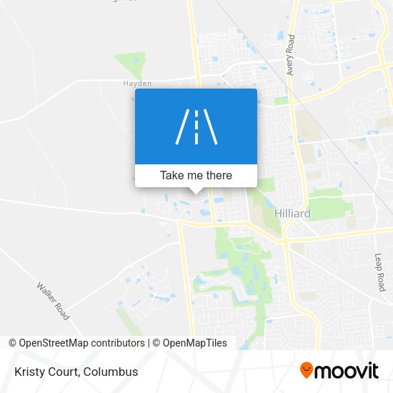 Mapa de Kristy Court