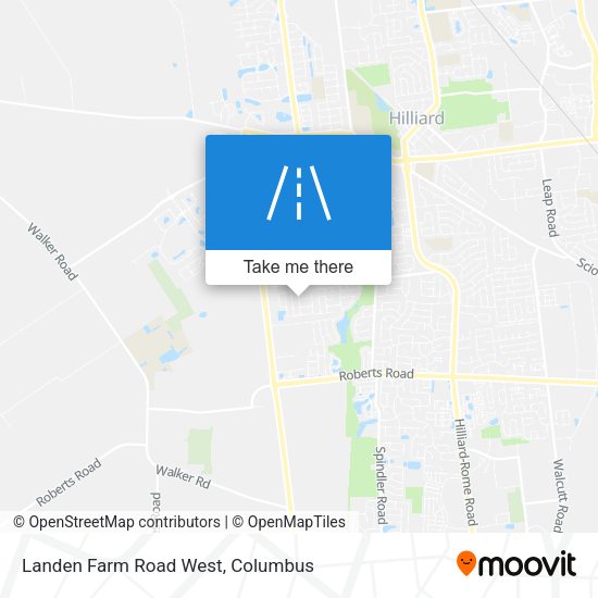 Mapa de Landen Farm Road West