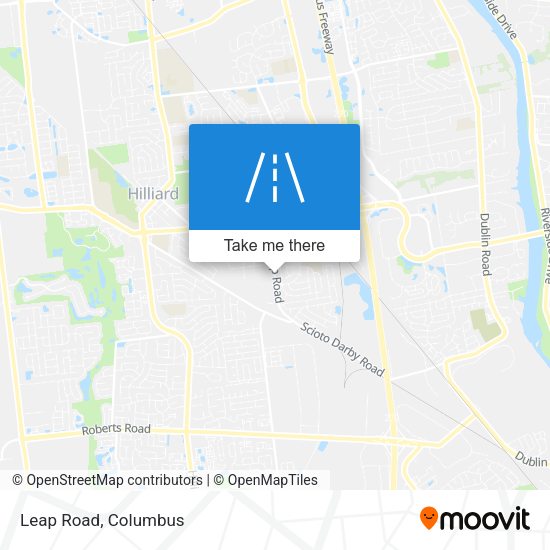 Mapa de Leap Road