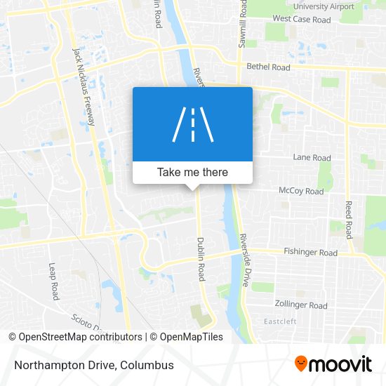 Mapa de Northampton Drive