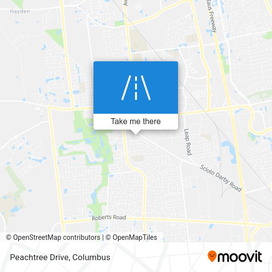 Peachtree Drive map