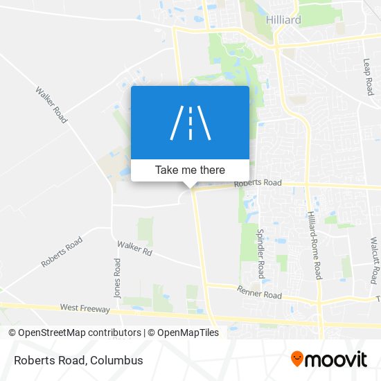 Roberts Road map