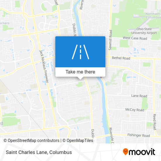 Saint Charles Lane map