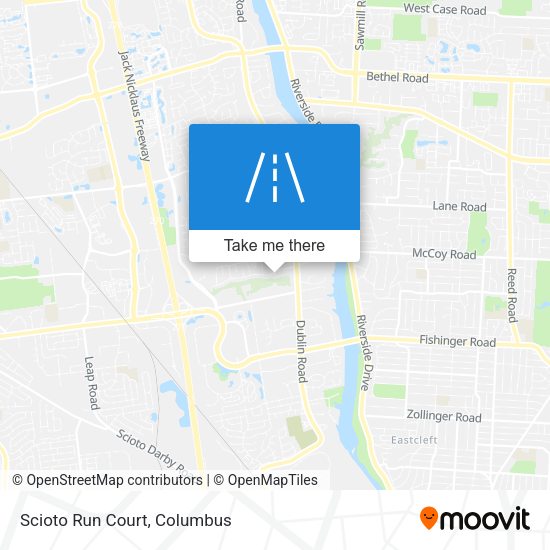 Mapa de Scioto Run Court