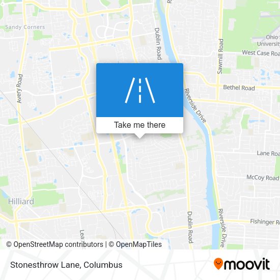 Mapa de Stonesthrow Lane