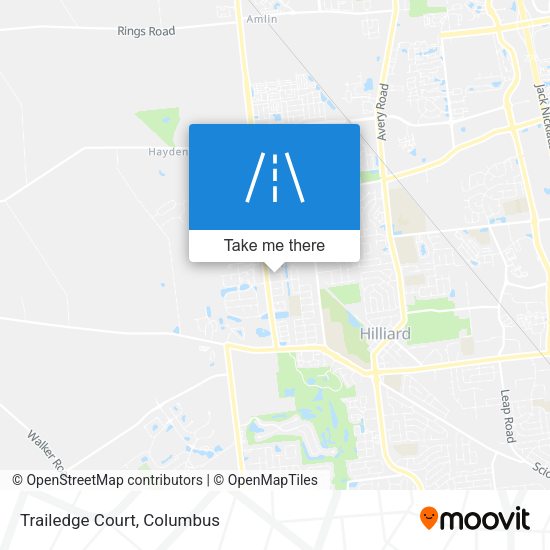 Mapa de Trailedge Court