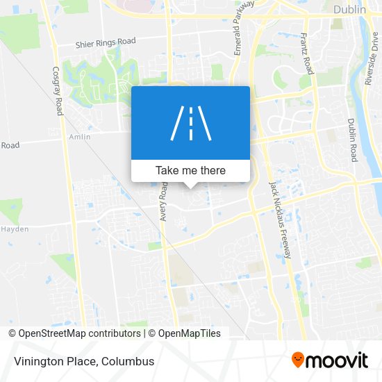 Mapa de Vinington Place