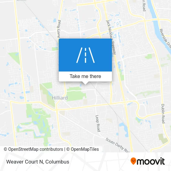 Weaver Court N map