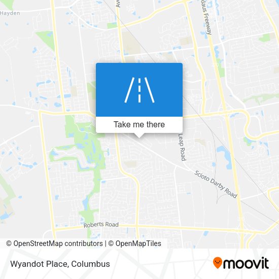 Mapa de Wyandot Place