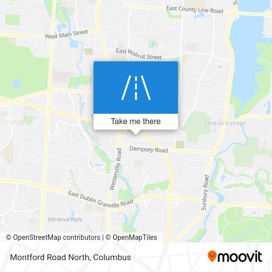 Montford Road North map