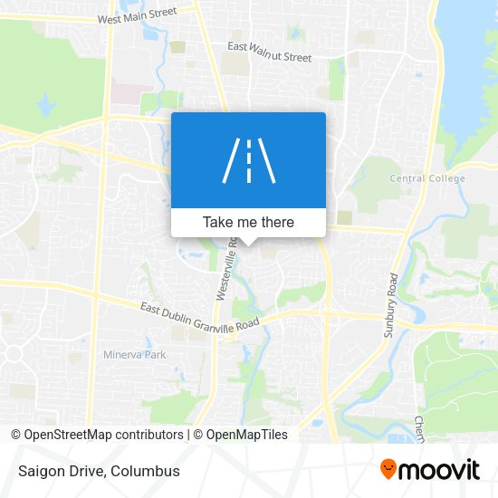 Mapa de Saigon Drive