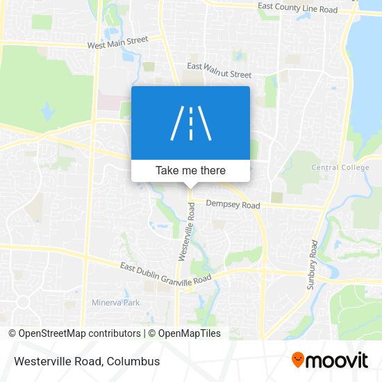 Mapa de Westerville Road