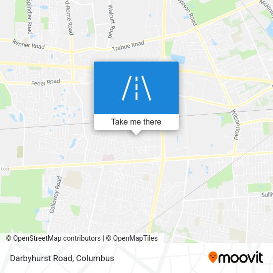 Mapa de Darbyhurst Road