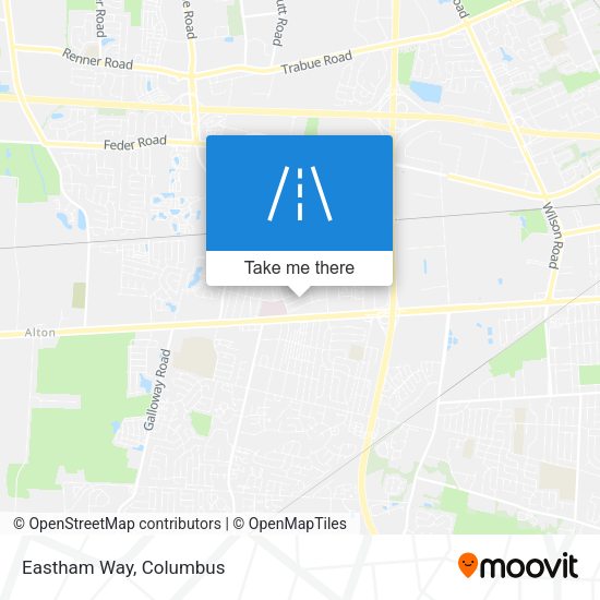 Mapa de Eastham Way
