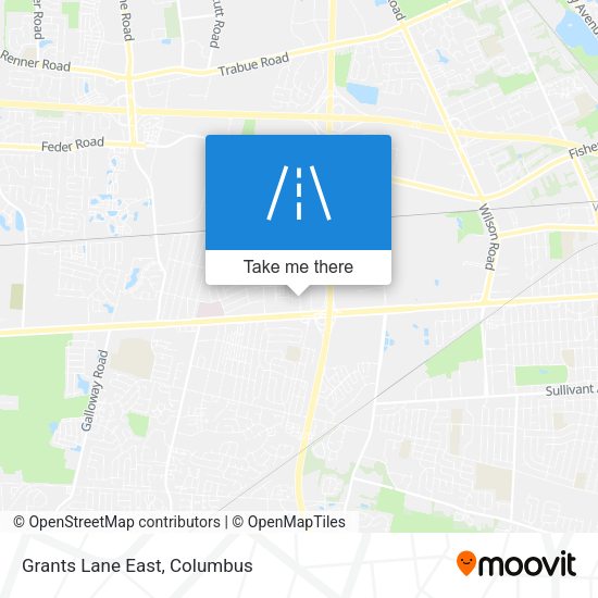 Mapa de Grants Lane East