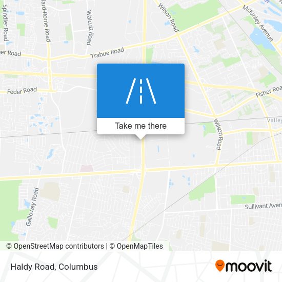 Mapa de Haldy Road