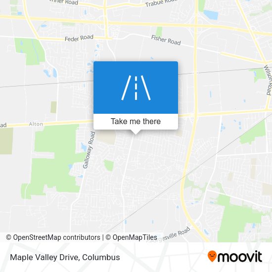 Maple Valley Drive map