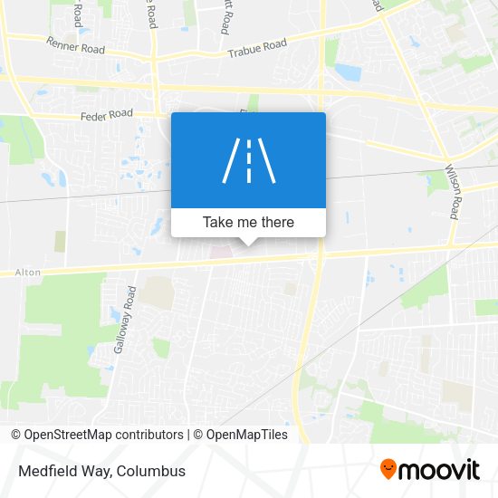 Mapa de Medfield Way