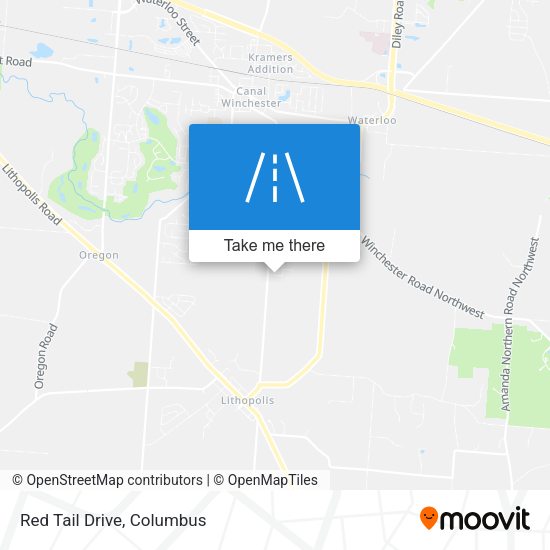 Mapa de Red Tail Drive