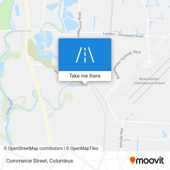 Mapa de Commerce Street