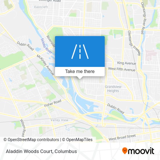 Mapa de Aladdin Woods Court