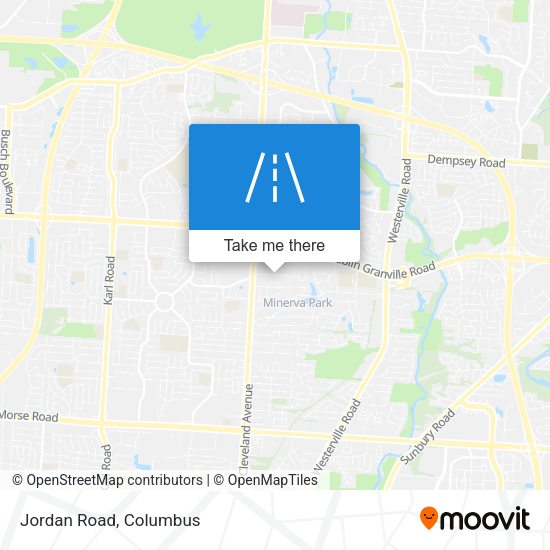 Mapa de Jordan Road
