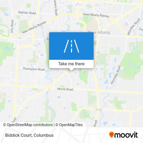 Mapa de Biddick Court