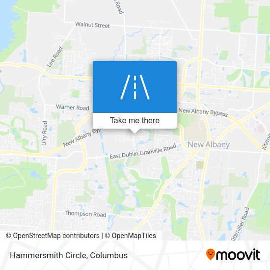 Hammersmith Circle map