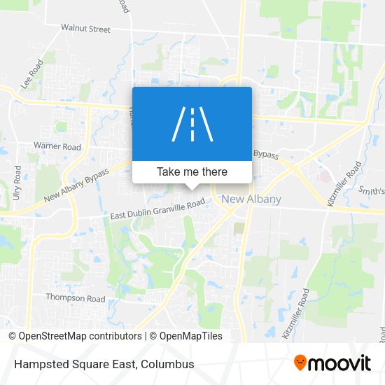 Mapa de Hampsted Square East