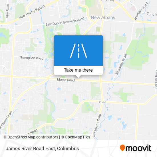 Mapa de James River Road East