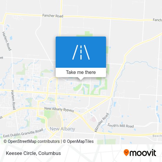 Mapa de Keesee Circle