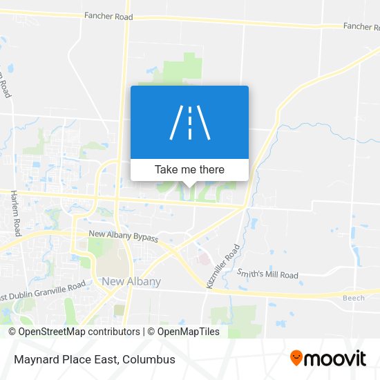 Maynard Place East map