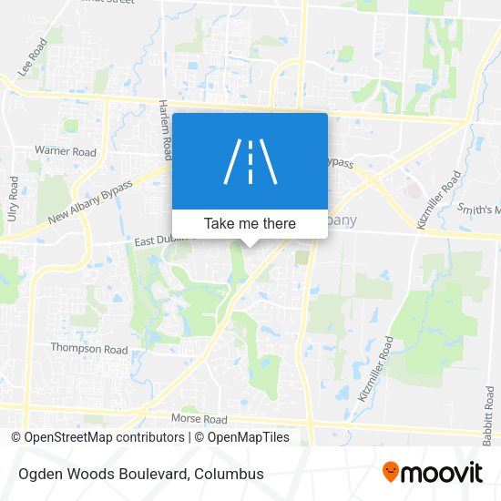 Ogden Woods Boulevard map