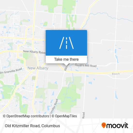 Old Kitzmiller Road map