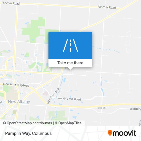 Mapa de Pamplin Way