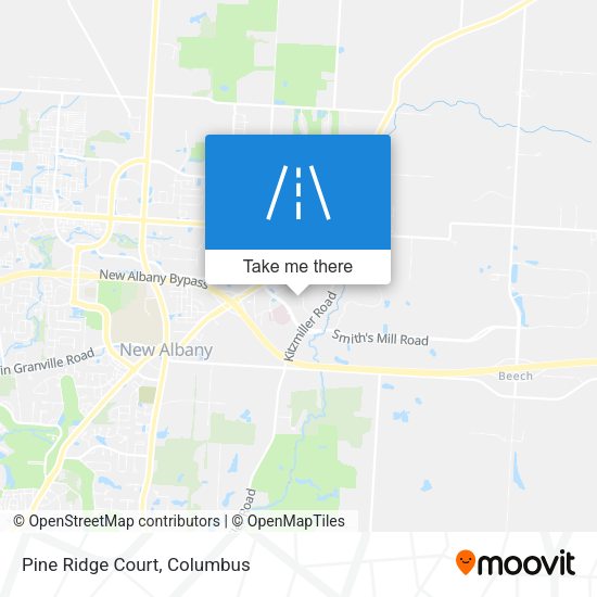 Mapa de Pine Ridge Court